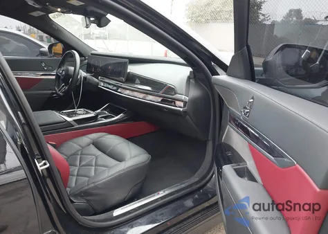 2024 BMW 740 I z USA, uszkodzony, nr VIN WBA23EH08RCS88117